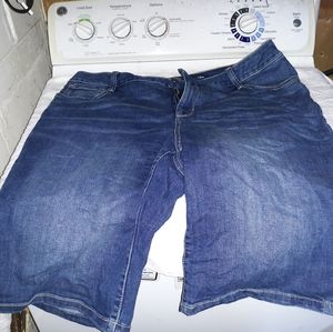 St. John's Bay Denim Bermuda Shorts